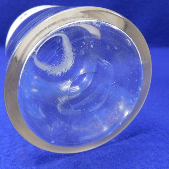 Antique Chemist Apothecary Glass Jars Bottles  Arseniic / Aluminum Germany 6.5" - Picture 7 of 9